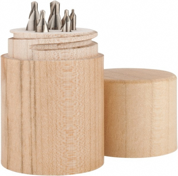 3//16 Pack//12 HSS 60/° Plain Type Combined Drill /& Countersink Keo 10500#5