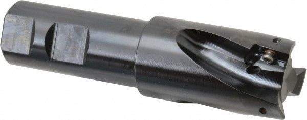 1-1/4" Cut Diam, 14.5mm Max Depth, 1" Shank Diam, Weldon Shank, 115.06mm OAL, Indexable Square-Shoulder End Mill