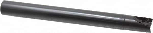 1" Cut Diam, 14.73mm Max Depth, 1" Shank Diam, Cylindrical Shank, 254mm OAL, Indexable Square-Shoulder End Mill