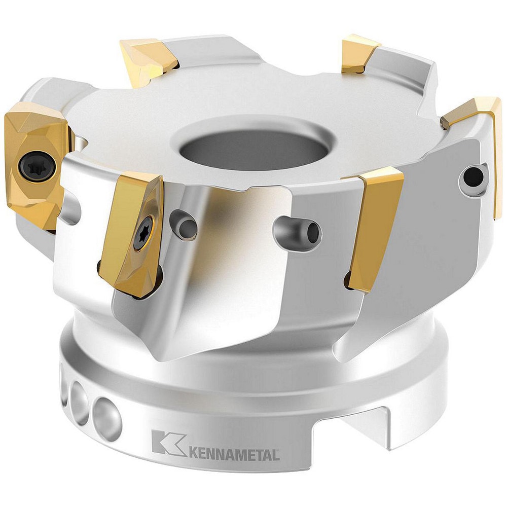 1-1/2" Cut Diam, 3/4" Arbor Hole Diam, 14.48mm Max Depth, Indexable Square-Shoulder Face Mill