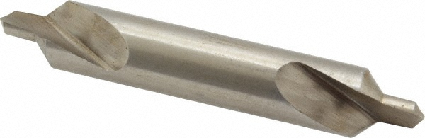 Interstate | Value Collection #5 90° 7/16" Body Diam High Speed Steel Combo Drill & Countersink - Bright Finish, 2-3/4" OAL, Double End, RH Cut