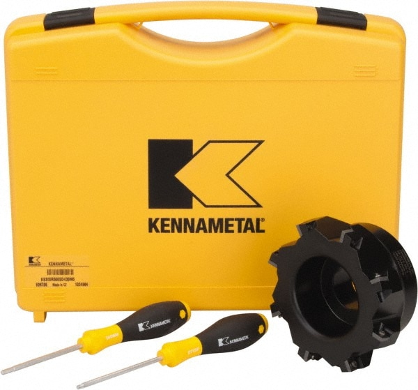 Kennametal 1024964 5" Cut Diam, 1-1/2" Arbor Hole Diam, 0.361" Max Depth, Indexable Square-Shoulder Face Mill Image