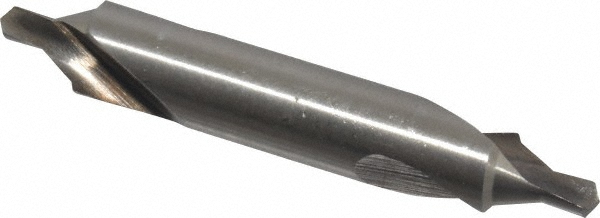 Combo Drill & Countersink: #15, 7/16" Body Dia, 118°, High Speed Steel