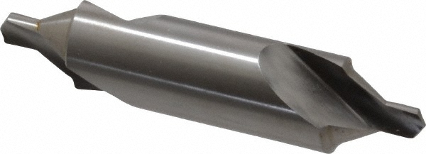 Combo Drill & Countersink: #18, 3/4" Body Dia, 118°, High Speed Steel