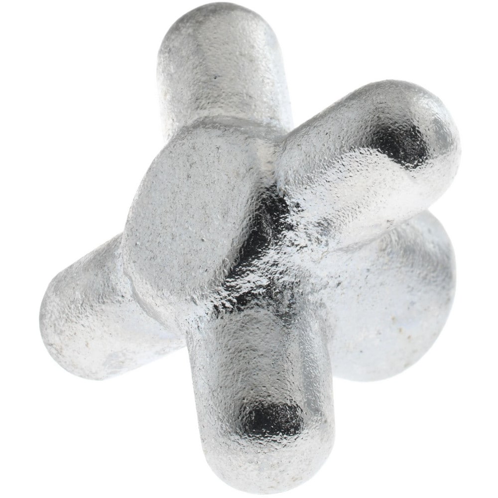 Spoked Knob: 2" Head Dia, 4 Points, Cast Iron
