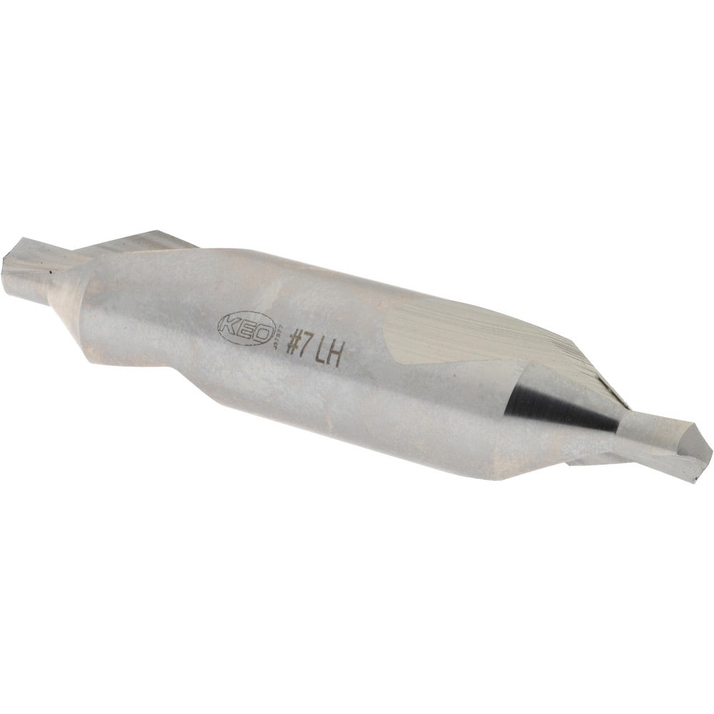 Combo Drill & Countersink: #7, 5/8" Body Dia, 1180, High Speed Steel