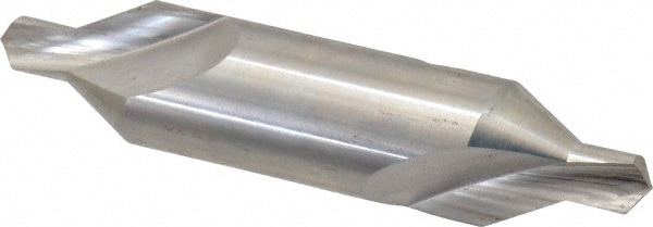 Combo Drill & Countersink: #8, 3/4" Body Dia, 1180, High Speed Steel