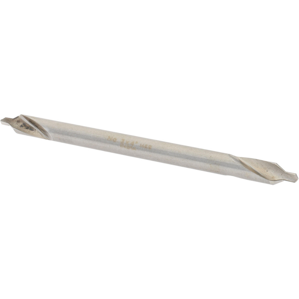 Interstate Combo Drill & Countersink 2, 3/16" Body Dia, High Speed Steel 01044247 MSC