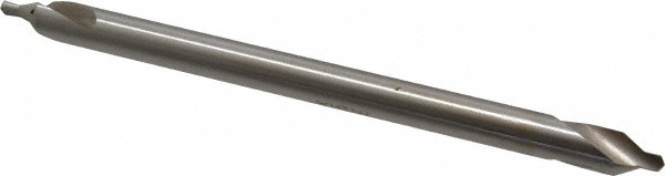 Combo Drill & Countersink: #4, 5/16" Body Dia, High Speed Steel
