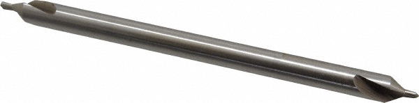 Combo Drill & Countersink: #4-1/2, 3/8" Body Dia, High Speed Steel