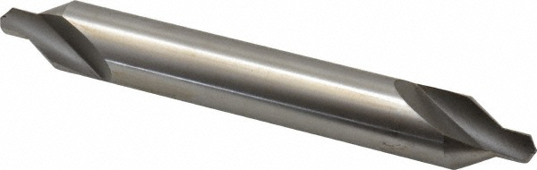Combo Drill & Countersink: #7, 5/8" Body Dia, High Speed Steel