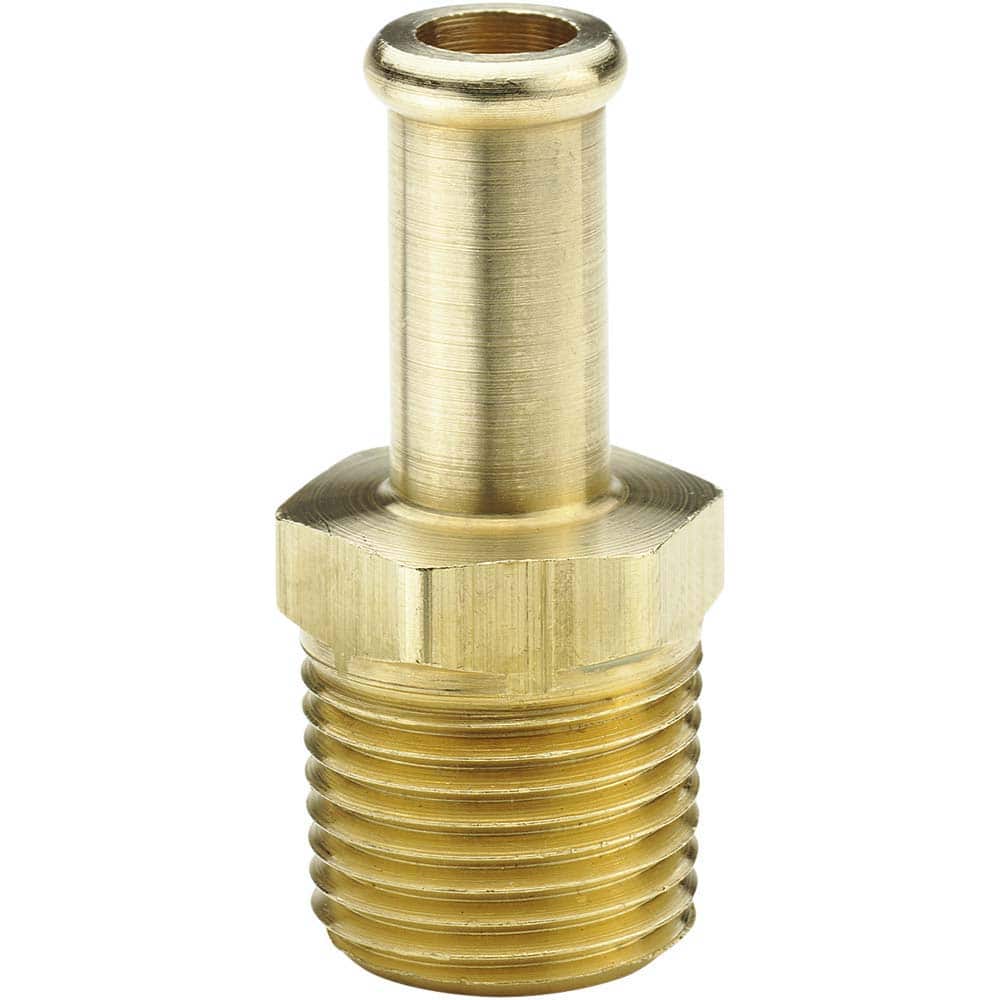 3/8" HOSE BARB X 1/8 MALE NPT Brass Pipe Fitting NPT Thread Gas Fuel Water 2PC 