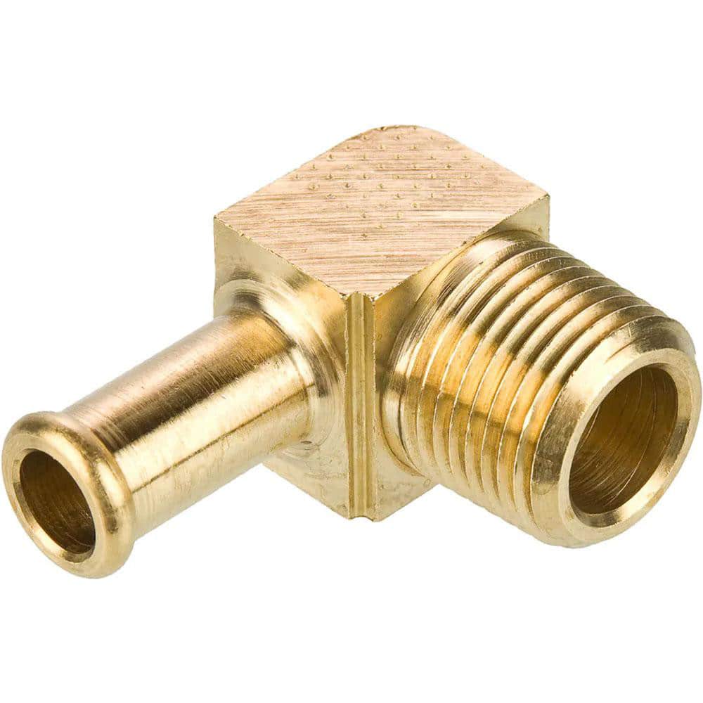 Brass Hose Elbow 90° Hose Barb Connector Fitting