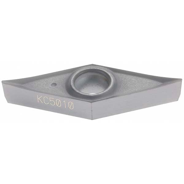 Turning Insert: VBGT2205HP KC5010, Solid Carbide