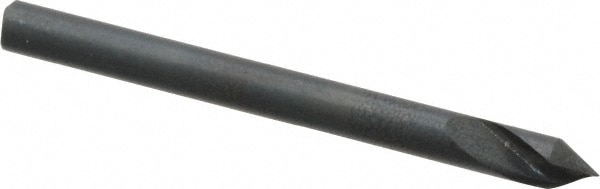 Countersink: 60.00 deg Included Angle, 1 Flute, High-Speed Steel, Right Hand