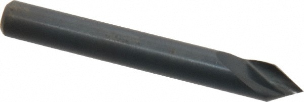 Countersink: 60.00 deg Included Angle, 1 Flute, High-Speed Steel, Right Hand