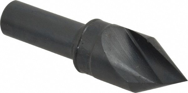 Countersink: 60.00 deg Included Angle, 1 Flute, High-Speed Steel, Right Hand