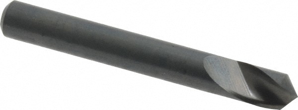Countersink: 100.00 deg Included Angle, 1 Flute, High-Speed Steel, Right Hand