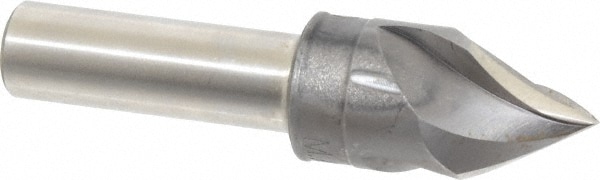 M.A. Ford. 92075001 3/4" Head Diam, 1/2" Shank Diam, 3 Flute 60° High Speed Steel Countersink Image