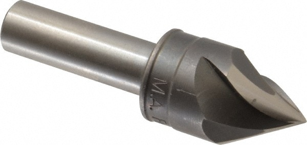 M.A. Ford. 92087501 7/8" Head Diam, 1/2" Shank Diam, 3 Flute 60° High Speed Steel Countersink Image