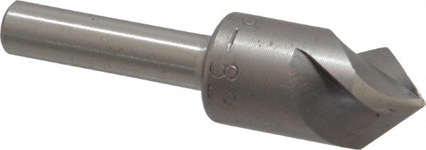 Countersink: 82.00 deg Included Angle, 3 Flute, High-Speed Steel, Right Hand