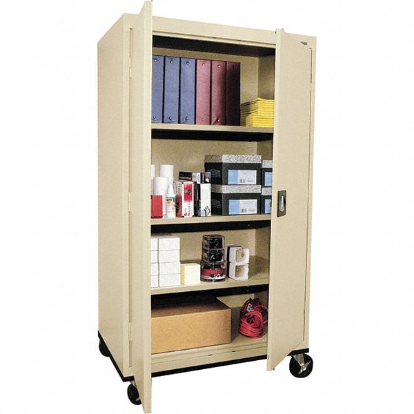 Sandusky Lee TA3R362460-07 Roller Cabinet Mobile Work Center: 24" OAD, 4 Shelf 