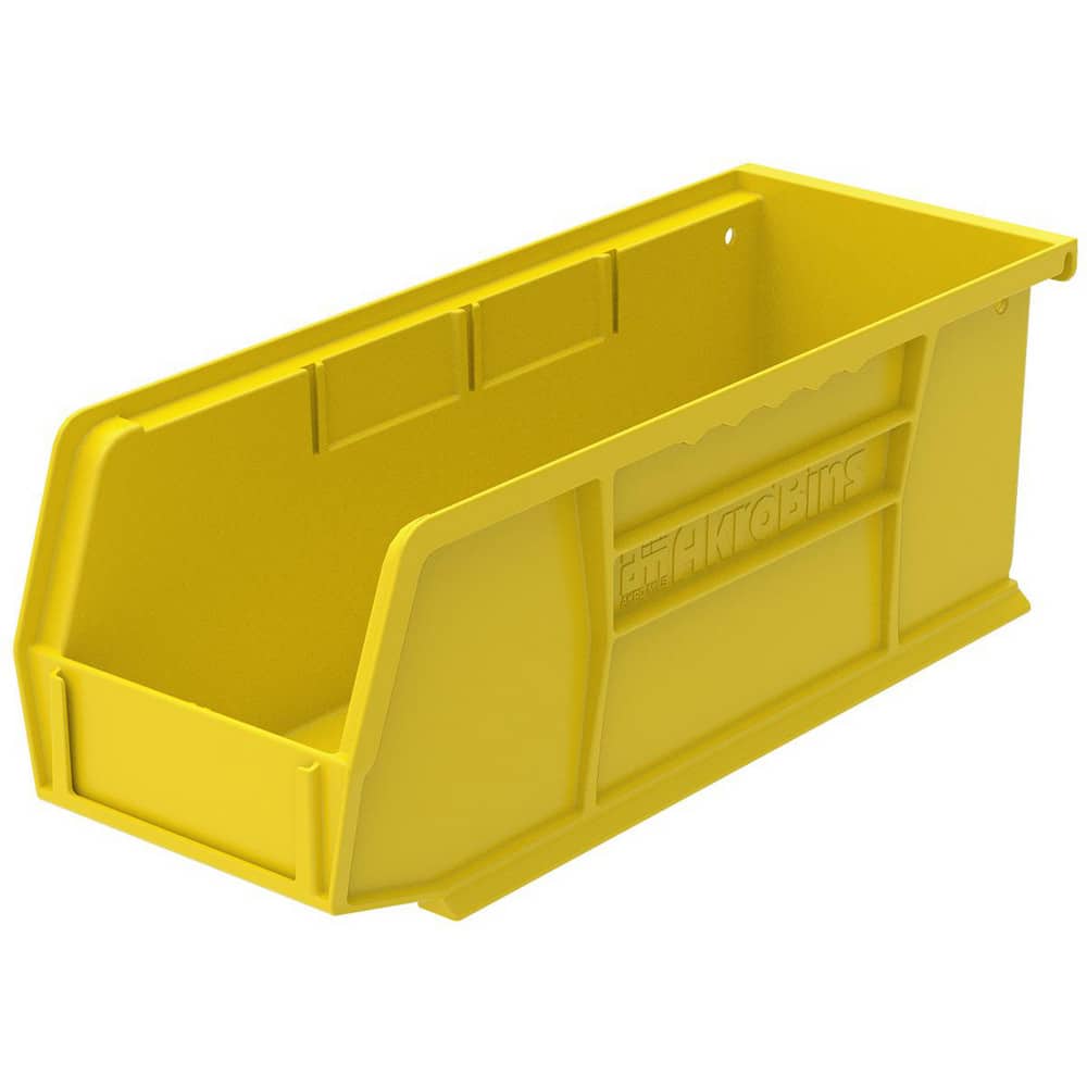 AKRO-MILS 30224YELLOW Plastic Hopper Stacking Bin: Yellow 