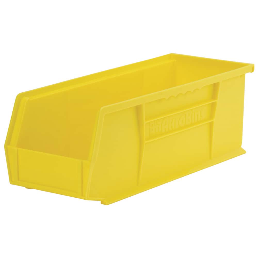 AKRO-MILS 30234YELLOW Plastic Hopper Stacking Bin: Yellow 