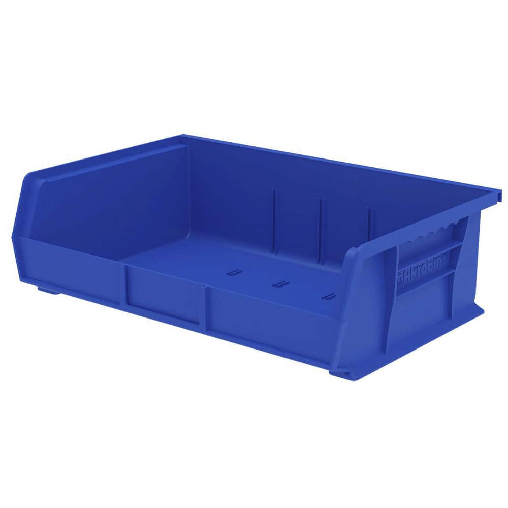 AKRO-MILS 30255BLUE Plastic Hopper Stacking Bin: Blue 