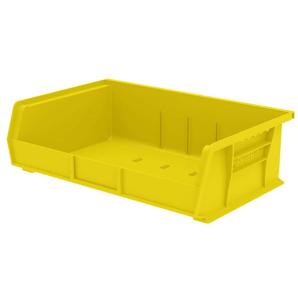 Plastic Hopper Stacking Bin: Yellow