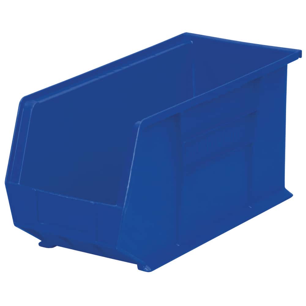AKRO-MILS 30265BLUE Plastic Hopper Stacking Bin: Blue 