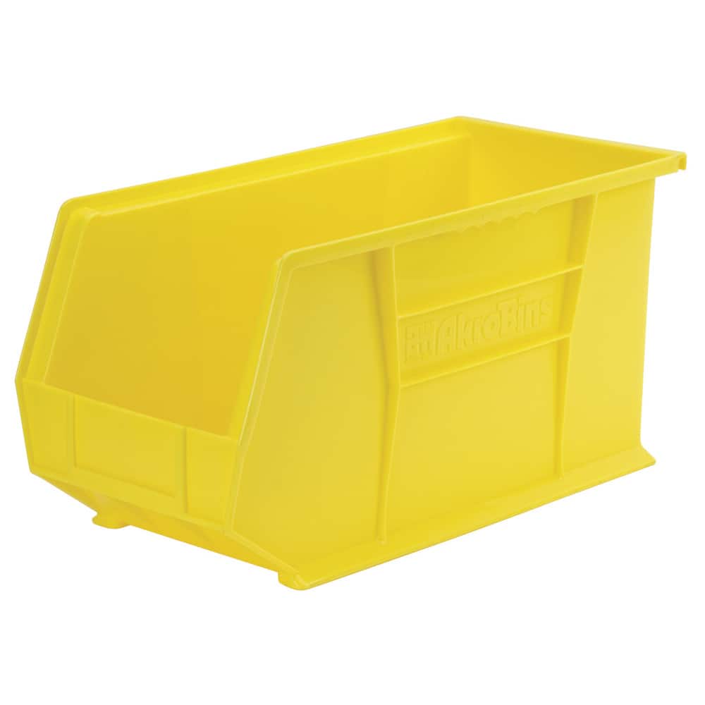 AKRO-MILS 30265YELLOW Plastic Hopper Stacking Bin: Yellow 