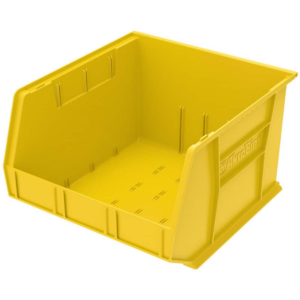 AKRO-MILS 30270YELLOW Plastic Hopper Stacking Bin: Yellow 