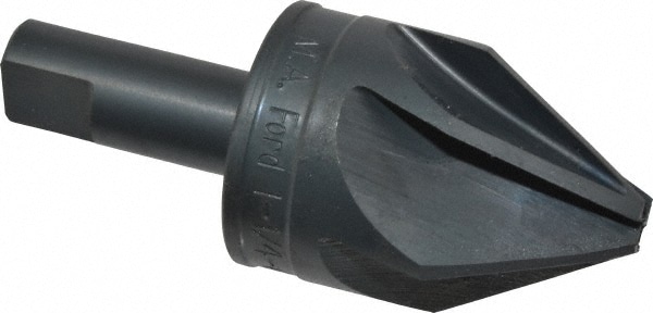 M.A. Ford. 79125001 1-1/4" Head Diam, 1/2" Shank Diam, 6 Flute 60° High Speed Steel Countersink Image