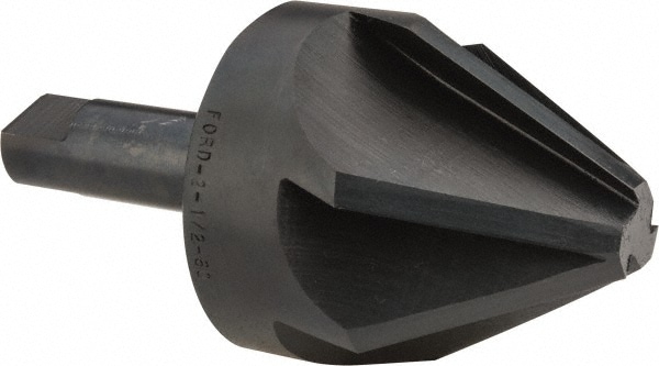 M.A. Ford. 79250001 2-1/2" Head Diam, 3/4" Shank Diam, 6 Flute 60° High Speed Steel Countersink Image