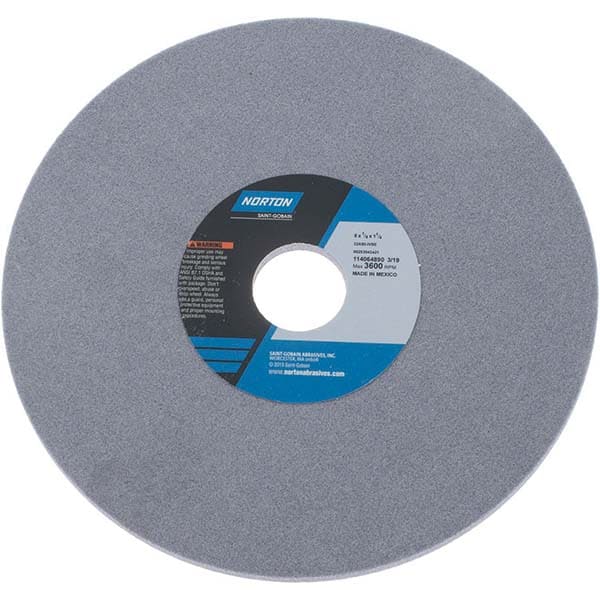 Surface Grinding Wheel: 8" Dia, 1/4" Thick, 1-1/4" Hole, 80 Grit, I Hardness