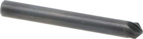 Countersink: 100.00 deg Included Angle, 6 Flute, High-Speed Steel, Right Hand