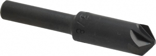 Countersink: 100.00 deg Included Angle, 6 Flute, High-Speed Steel, Right Hand