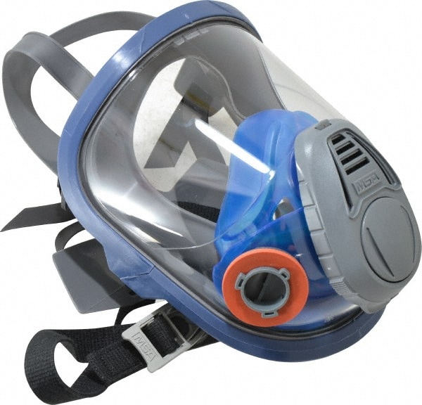 MSA 10031340 Full Face Respirator: Silicone, Small 