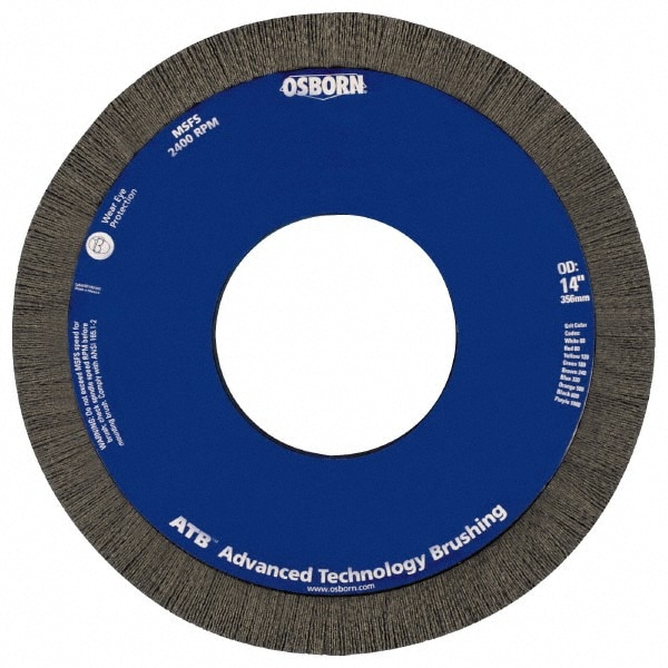 Osborn 4064900 Wheel Brush: 12" Wheel Dia, Crimped Image