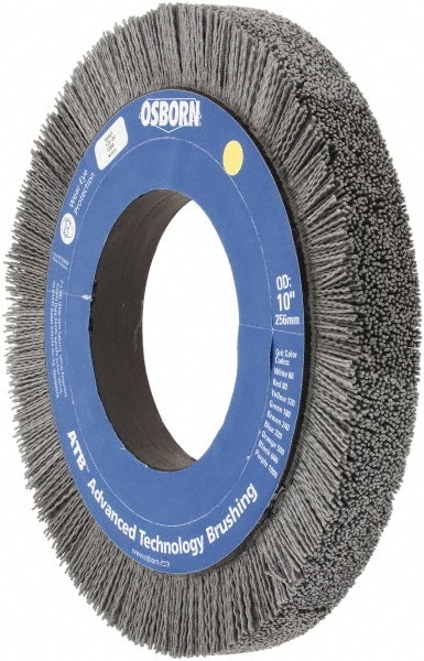 Osborn 4053100 Wheel Brush: 10" Wheel Dia, Crimped Image