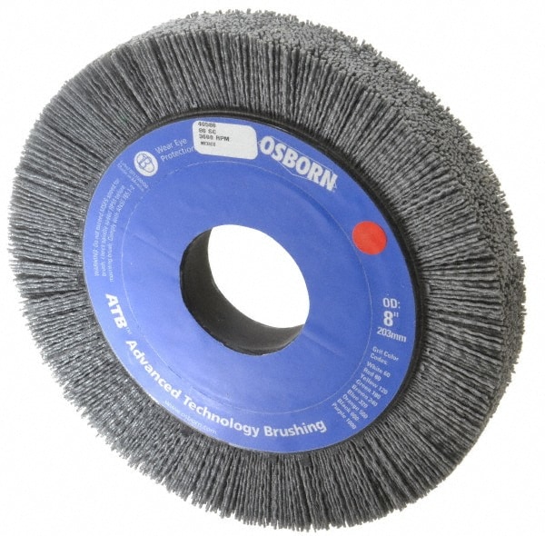 Osborn 4058600 Wheel Brush: 8" Wheel Dia, Crimped Image