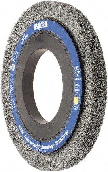 Osborn 4064600 Wheel Brush: 12" Wheel Dia, Crimped Image