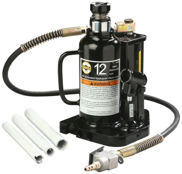 12 Ton Capacity Air-Actuated Bottle Jack