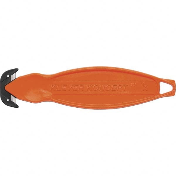 Klever Innovations - Box Cutter: Recessed & Hook Blade, 5-3/4 Blade Length