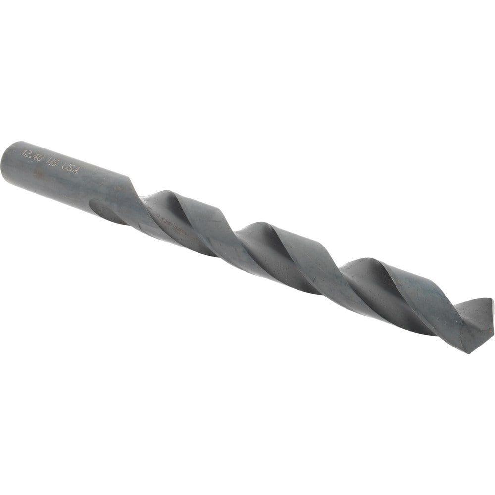 Jobber Drill: 12.40 mm Dia, 118 deg Point, High Speed Steel
