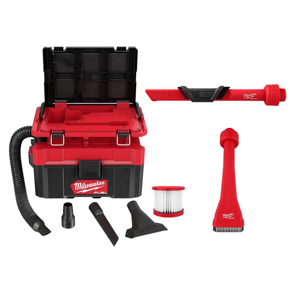 Milwaukee Tool Wet/Dry Vacuum: Battery, gal, hp, Amp