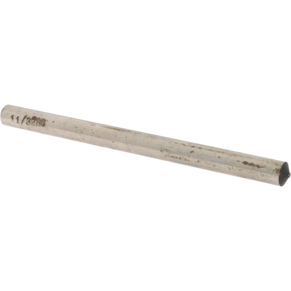 Drill Blank: 11/32" Dia, 4-3/4" OAL, High Speed Steel