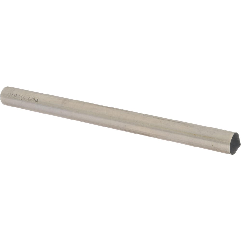 Drill Blank: 13/32" Dia, 5-1/4" OAL, High Speed Steel