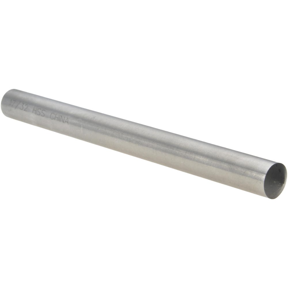 Drill Blank: 17/32" Dia, 6" OAL, High Speed Steel